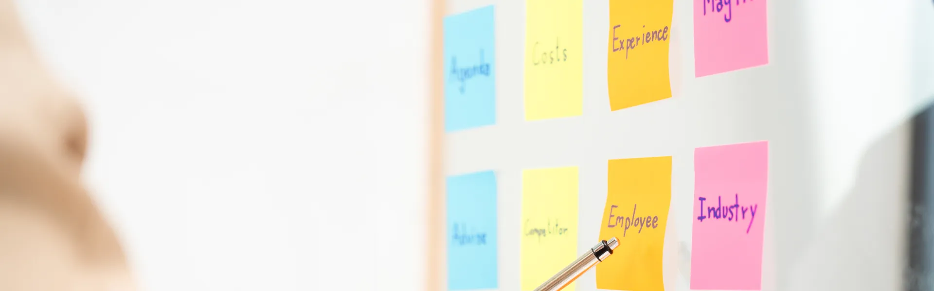 Atelier de co-création UX avec post-its